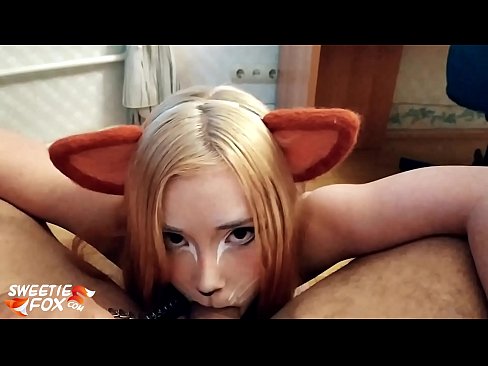 ❤️ Кицунэ заглотить хуй и сперма в рот ☑ Анал у нас ❤